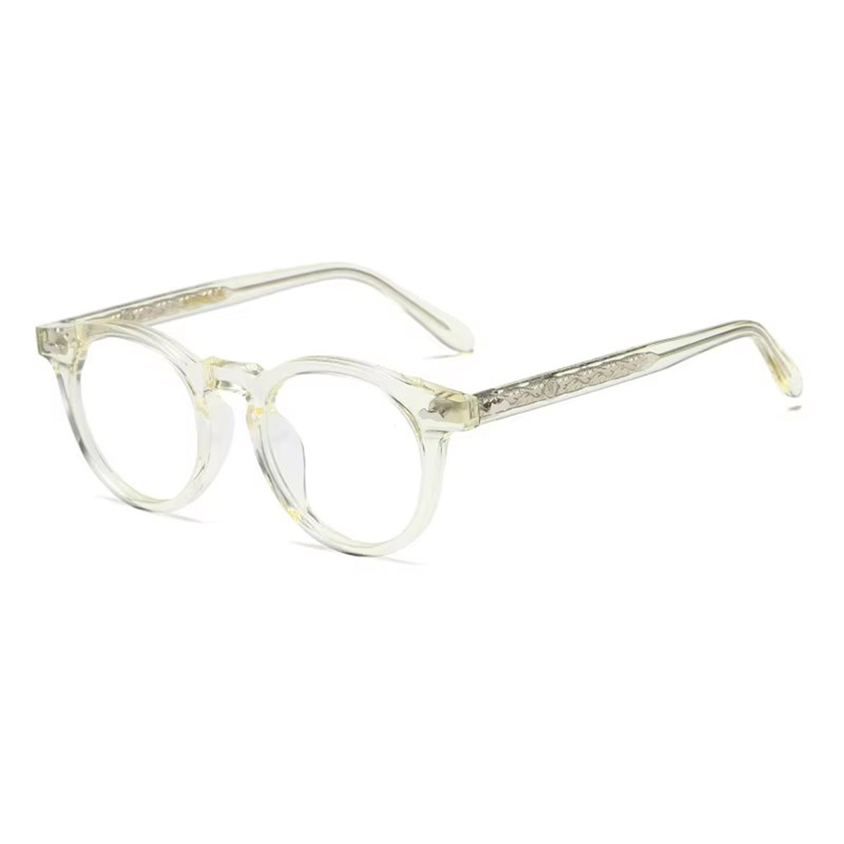 Modne, dwuwarstwowe okulary optyczne 3D z acetatu