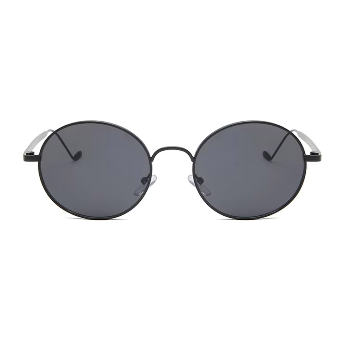 Okrągłe, metalowe okulary przeciwsłoneczne w stylu vintage Okrągłe, metalowe okulary przeciwsłoneczne w stylu vintage