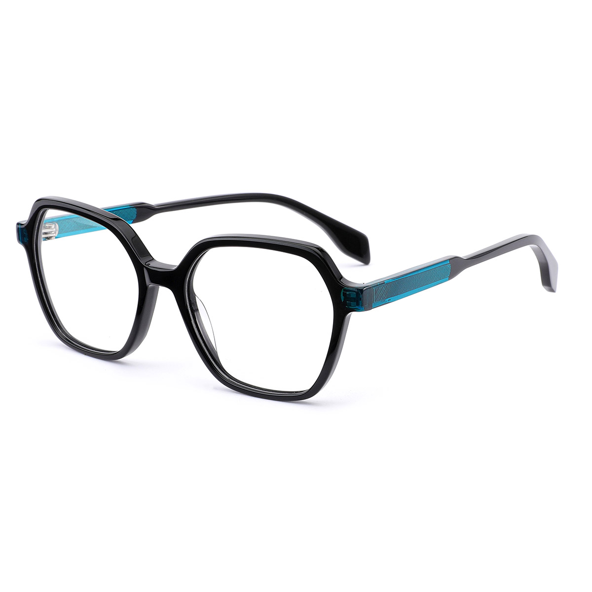 Klasyczne retro okulary optyczne w kształcie szylkretu z acetatu Klasyczne retro okulary optyczne w kształcie szylkretu z acetatu