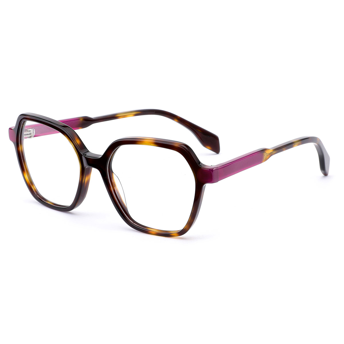 Klasyczne retro okulary optyczne w kształcie szylkretu z acetatu Klasyczne retro okulary optyczne w kształcie szylkretu z acetatu