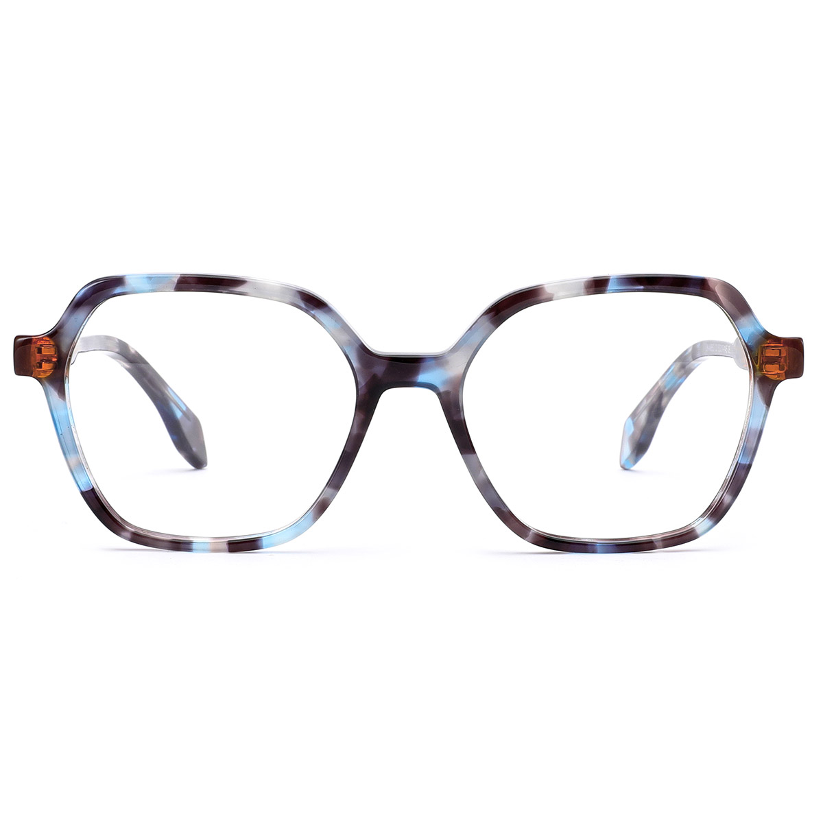 Klasyczne retro okulary optyczne w kształcie szylkretu z acetatu Klasyczne retro okulary optyczne w kształcie szylkretu z acetatu