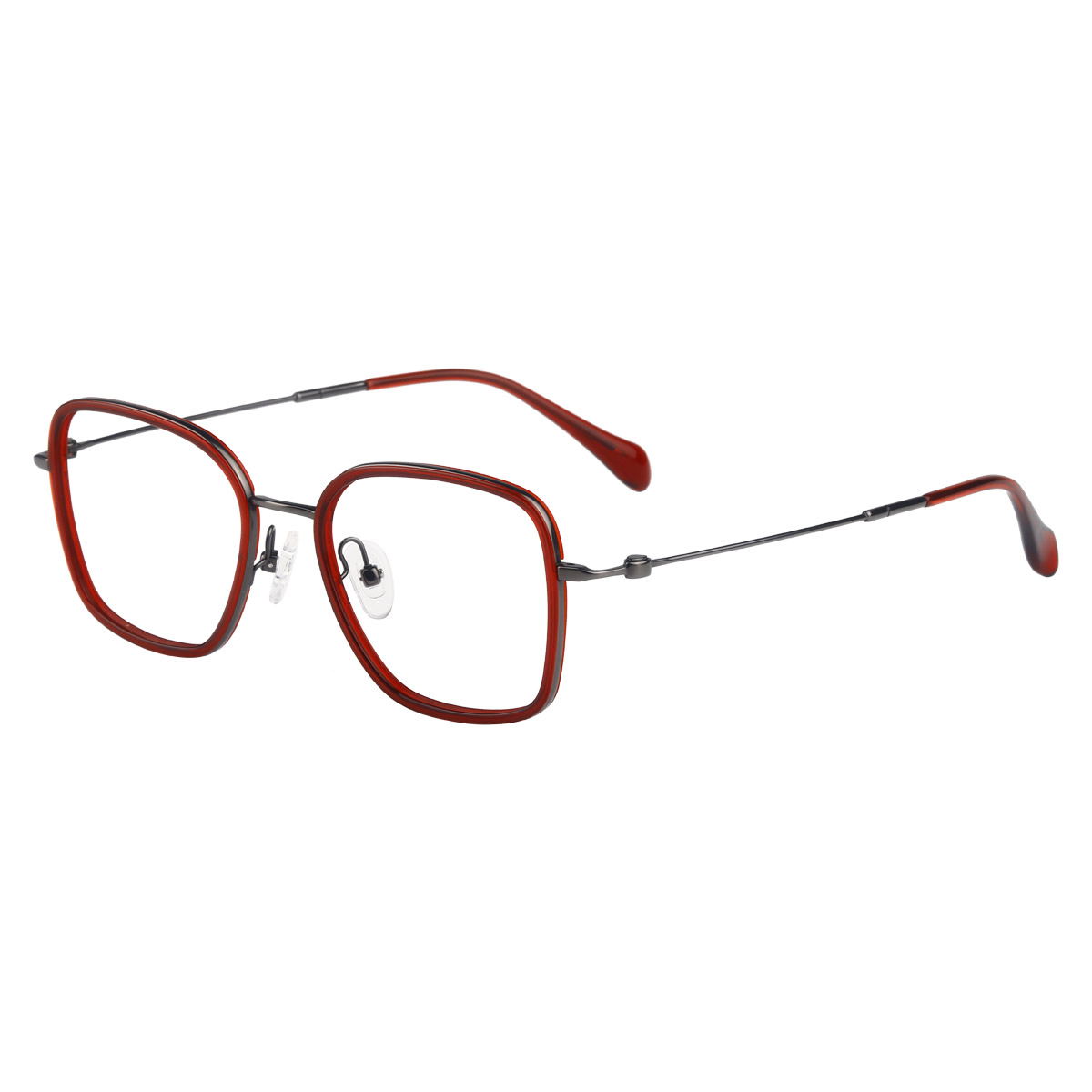 Modne japońskie wielokolorowe okulary optyczne z octanu tytanu Modne japońskie wielokolorowe okulary optyczne z octanu tytanu