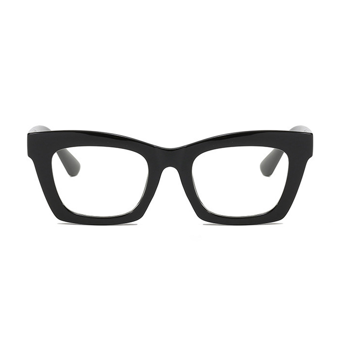Modne, płaskie okulary do czytania w kolorze gradientu, w kształcie kocich oczu, chroniące przed niebieskim światłem Modne, płaskie okulary do czytania w kolorze gradientu, w kształcie kocich oczu, chroniące przed niebieskim światłem