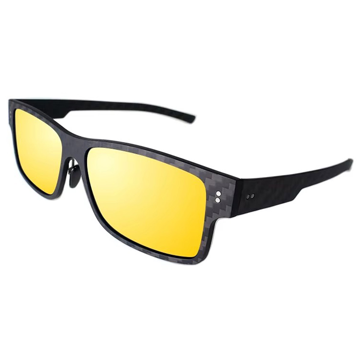 Ultralekkie, unisex, duże okulary przeciwsłoneczne z włókna węglowego