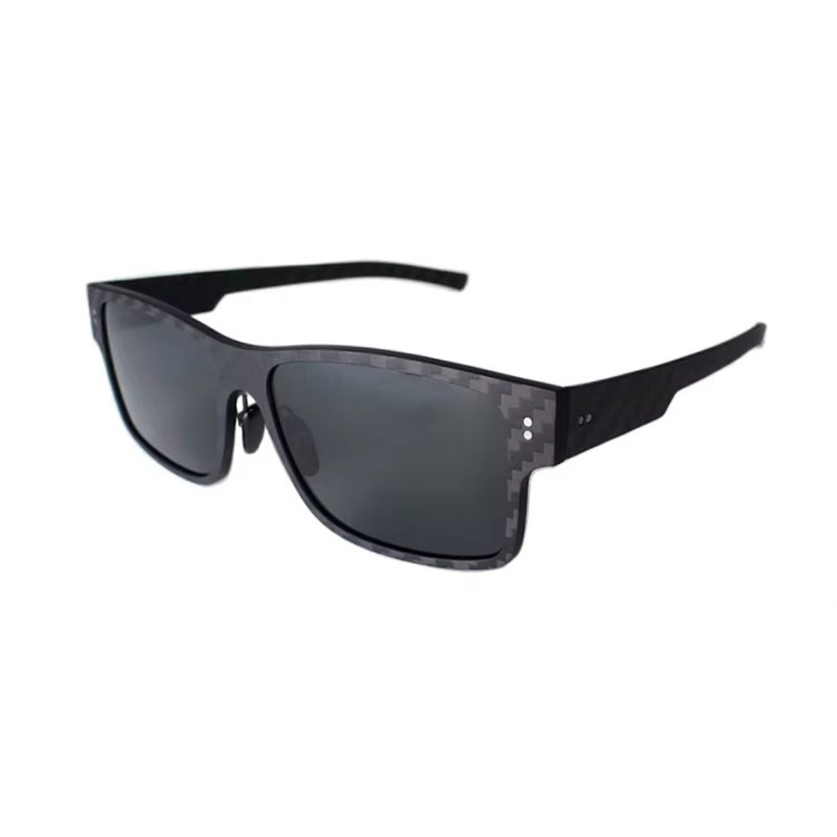 Ultralekkie, unisex, duże okulary przeciwsłoneczne z włókna węglowego Ultralekkie, unisex, duże okulary przeciwsłoneczne z włókna węglowego