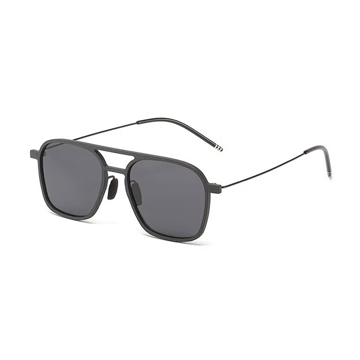 Retro duże kwadratowe okulary przeciwsłoneczne z włókna węglowego Retro duże kwadratowe okulary przeciwsłoneczne z włókna węglowego